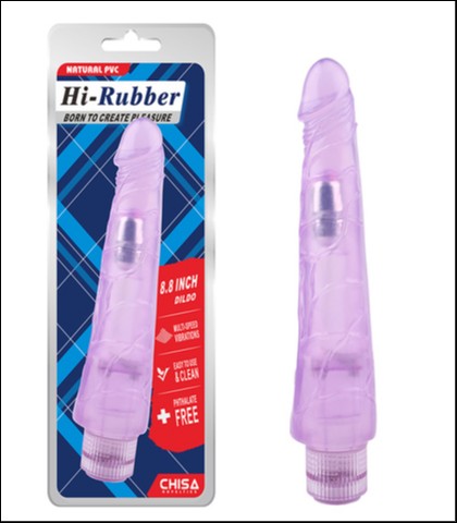 Ljubicasti vibrator - 22cm - tag suteren