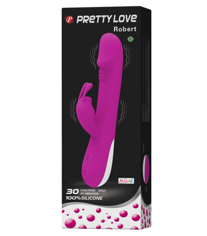 Vibrator sa klitostimulacijom - tag silikonski vibratori